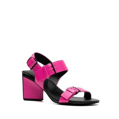 4ccccees Women's Mirror Senary Heeled Sandal In Fuschia In Pink