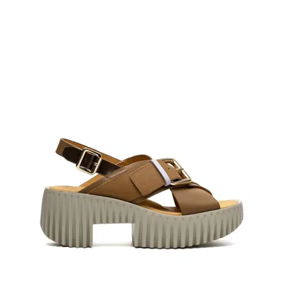 4CCCCEES WOMEN'S PLIA JUNO PLATFORM SLINGBACK SANDAL IN TAUPE