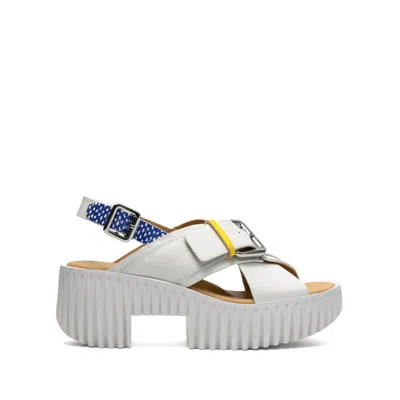 4ccccees Women's Plia Juno Sandal In White Mix