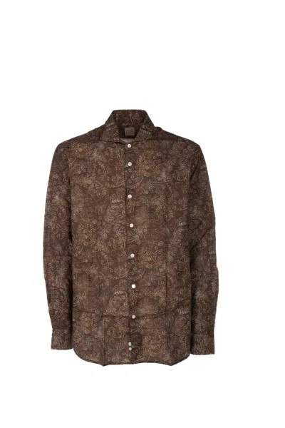 4ff Shirts In Brown