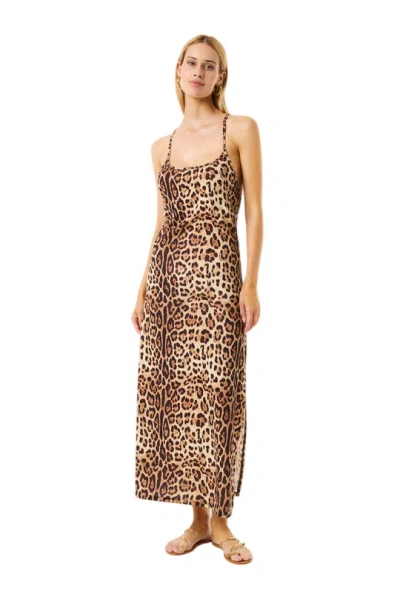 4giveness Leopard Woman Dress In Animal Print