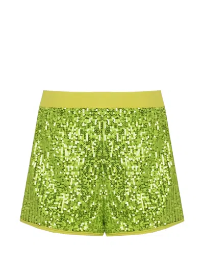 4giveness Kids' Sequin-embellished Shorts In Green