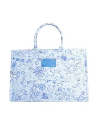 4giveness Woman Handbag Light Blue Size - Textile Fibers