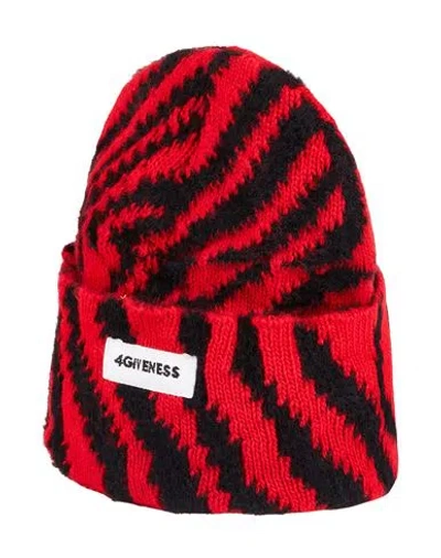 4giveness Woman Hat Red Size Onesize Wool, Acrylic