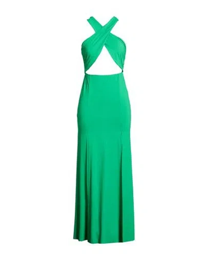 4giveness Woman Maxi Dress Green Size M Polyamide, Elastane