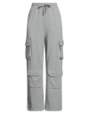 4giveness Woman Pants Grey Size S Cotton In Gray