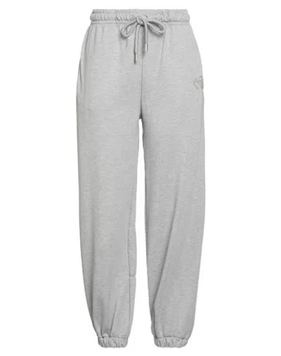 4giveness Woman Pants Light Grey Size L Cotton In Gray