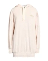 4giveness Woman Sweatshirt Beige Size S Cotton, Polyester In Beige