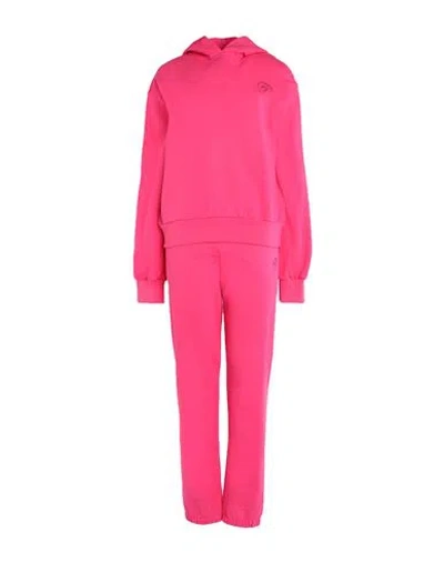 4giveness Woman Tracksuit Fuchsia Size L Cotton In Pink