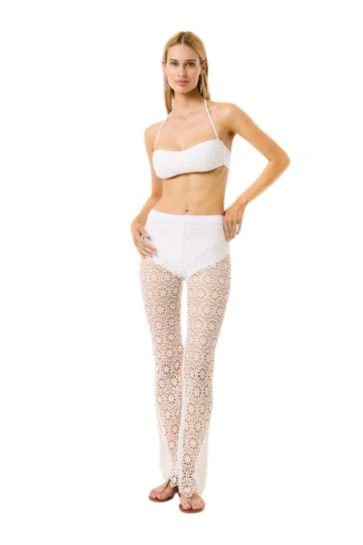 4giveness Women's Trousers Macram In White