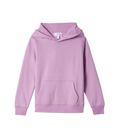 4kids Essential Hoodie Kids Grape Cotton Long Sleeve Pullover Jdm514 In Gold
