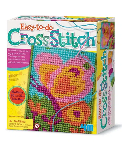 4m Easy To Do Cross Stitch Diy Sewing Craft Kit, Ages 8+ In Multi
