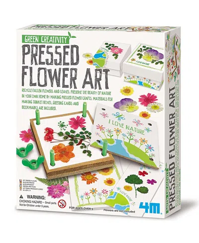 4m Green Creativity Pressed Flower Art, Ages 5+ In Multi