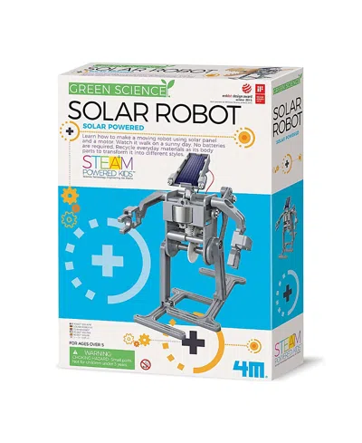 4m Green Science, Solar Robot Diy Walking Robot Building Kit, Ages 5+ In Multi