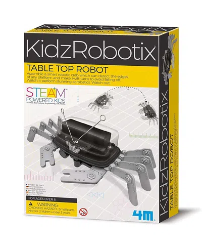 4m Kidzrobotix Table Top Robot Diy Build A Smart Crab Toy - Ages 8+ In Yellow