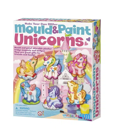 4m Unicorns Mould & Paint Kit, Ages 5+ In Multi
