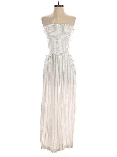 Pre-owned 4our Dreamers Jumpsuit In White