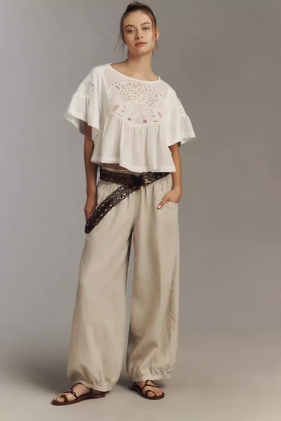 4our Dreamers Linen Balloon Pants