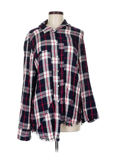 Pre-owned 4our Dreamers Long Sleeve Henley Shirt In Red