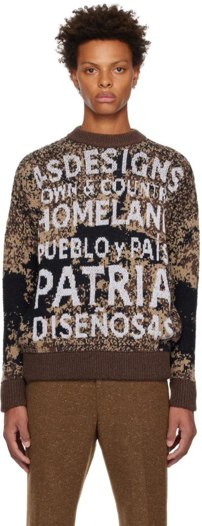 4sdesigns Brown 4sd Sweater In 99 Multi
