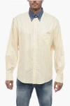 4sdesigns Button Down Awning Striped Shirt