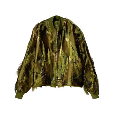 4sdesigns Cropped Liner Jacket Green