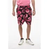 4sdesigns Floral-motif Two-tone Shorts