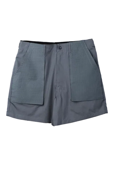 4sdesigns Gusset Pocket Fatigue Short Grey In Gray