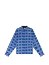 4sdesigns Plaid-pattern Buttoned Shirt In Blue