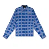 4sdesigns Plaid-check Pattern Shirt In Blue