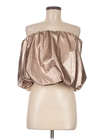 4si3nna 3/4 Sleeve Blouse In Gold