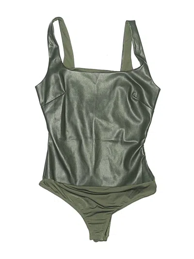 Pre-owned 4si3nna Bodysuit In Green