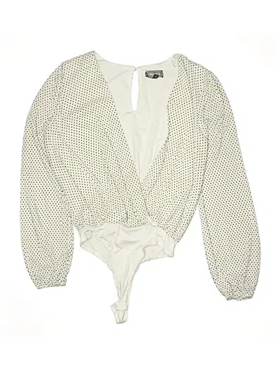 Pre-owned 4si3nna Bodysuit In White