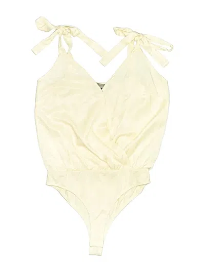 Pre-owned 4si3nna Bodysuit In Yellow