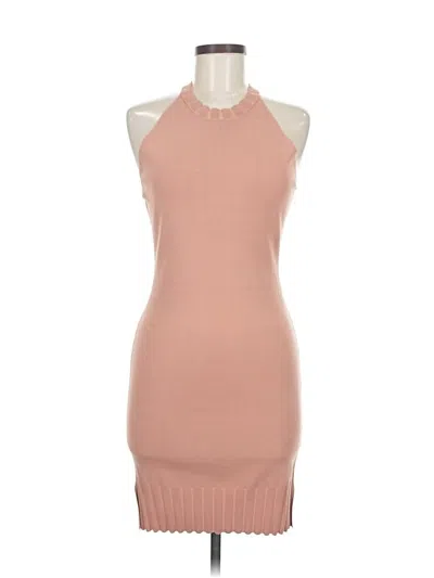 Pre-owned 4si3nna Cocktail Dress In Tan