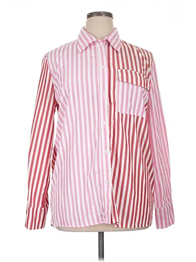 Pre-owned 4si3nna Long Sleeve Button Down Shirt In Pink