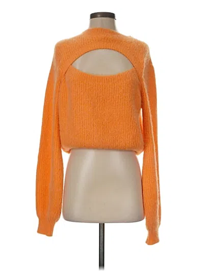 Pre-owned 4si3nna Pullover Sweater In Orange
