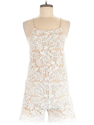 Pre-owned 4si3nna Romper In White
