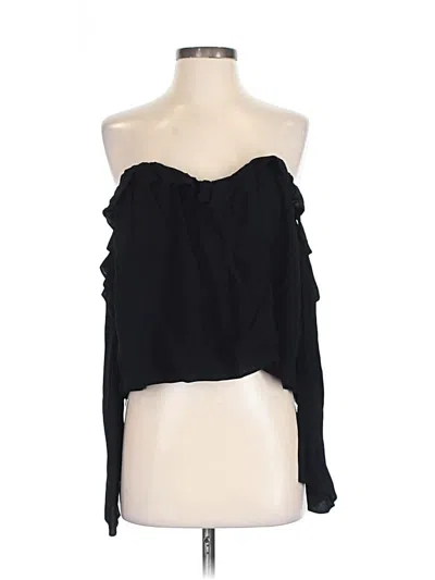 Pre-owned 4si3nna Sleeveless Blouse In Black