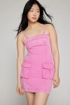4SI3NNA TANA MINI DRESS IN LILAC, WOMEN'S AT URBAN OUTFITTERS