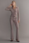 4si3nna Tristan Knit Pants In Gray