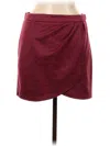 4si3nnai Formal Skirt In Burgundy