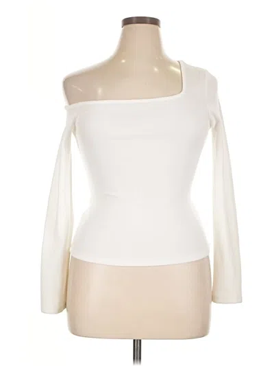 Pre-owned 4th & Reckless 3/4 Sleeve T-shirt In White