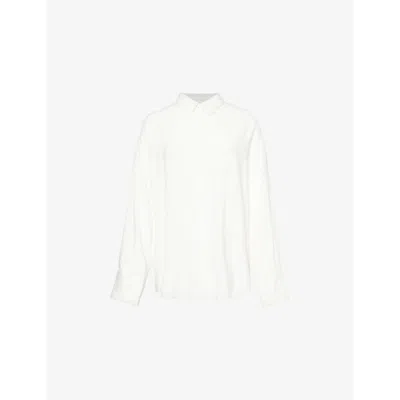 4th & Reckless Anna Relaxed-fit Woven Shirt In White