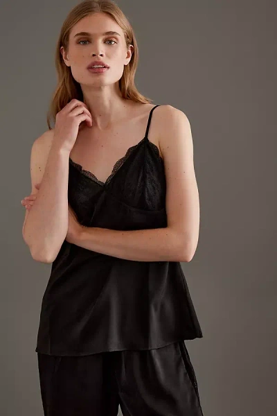 4th & Reckless Belle Pyjama Cami Top In Black