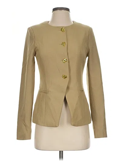Pre-owned 4th & Reckless Blazer Jacket In Gold