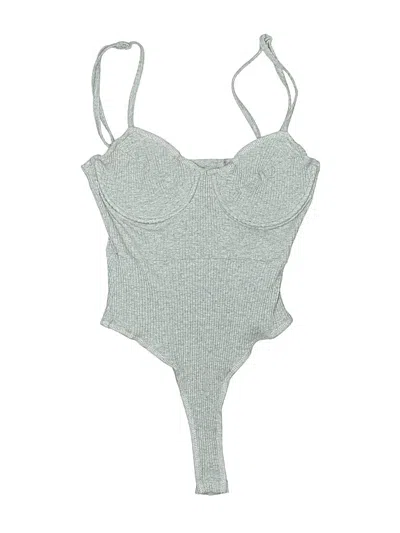 Pre-owned 4th & Reckless Bodysuit In Gray