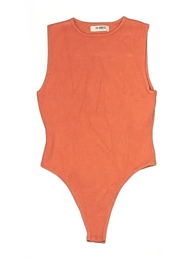 Pre-owned 4th & Reckless Bodysuit In Orange