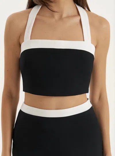 4th & Reckless Brea Crop Top In Black