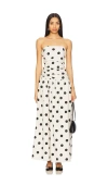 4th & Reckless Brona Linen Maxi Dress In Ivory